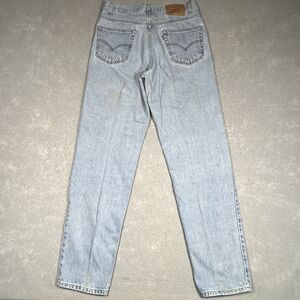 Vintage Y2K 2000 Levis 550 Men’s 34x34 Distressed Relaxed Fit Denim Jeans Blue